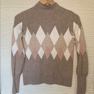 Rachel Zoe Beige Knit Sweater